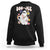 Ghost Halloween Costume Sweatshirt Spooky Season Hippie Boujee Boo-Jee - Wonder Print Shop