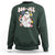 Ghost Halloween Costume Sweatshirt Spooky Season Hippie Boujee Boo-Jee - Wonder Print Shop