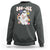 Ghost Halloween Costume Sweatshirt Spooky Season Hippie Boujee Boo-Jee - Wonder Print Shop