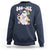 Ghost Halloween Costume Sweatshirt Spooky Season Hippie Boujee Boo-Jee - Wonder Print Shop