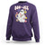 Ghost Halloween Costume Sweatshirt Spooky Season Hippie Boujee Boo-Jee - Wonder Print Shop