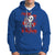Funny Skeleton Hoodie I'm Ok It's Not My Blood Halloween Joke - Wonder Print Shop