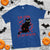 Funny Black Cat T Shirt It's Fine I'm Fine It's Not My Blood Halloween Joke - Wonder Print Shop