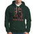 Funny Black Cat Hoodie It's Fine I'm Fine It's Not My Blood Halloween Joke - Wonder Print Shop