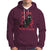 Funny Black Cat Hoodie It's Fine I'm Fine It's Not My Blood Halloween Joke - Wonder Print Shop