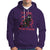 Funny Black Cat Hoodie It's Fine I'm Fine It's Not My Blood Halloween Joke - Wonder Print Shop