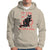 Funny Black Cat Hoodie It's Fine I'm Fine It's Not My Blood Halloween Joke - Wonder Print Shop