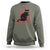 Funny Black Cat Sweatshirt It's Fine I'm Fine It's Not My Blood Halloween Joke - Wonder Print Shop