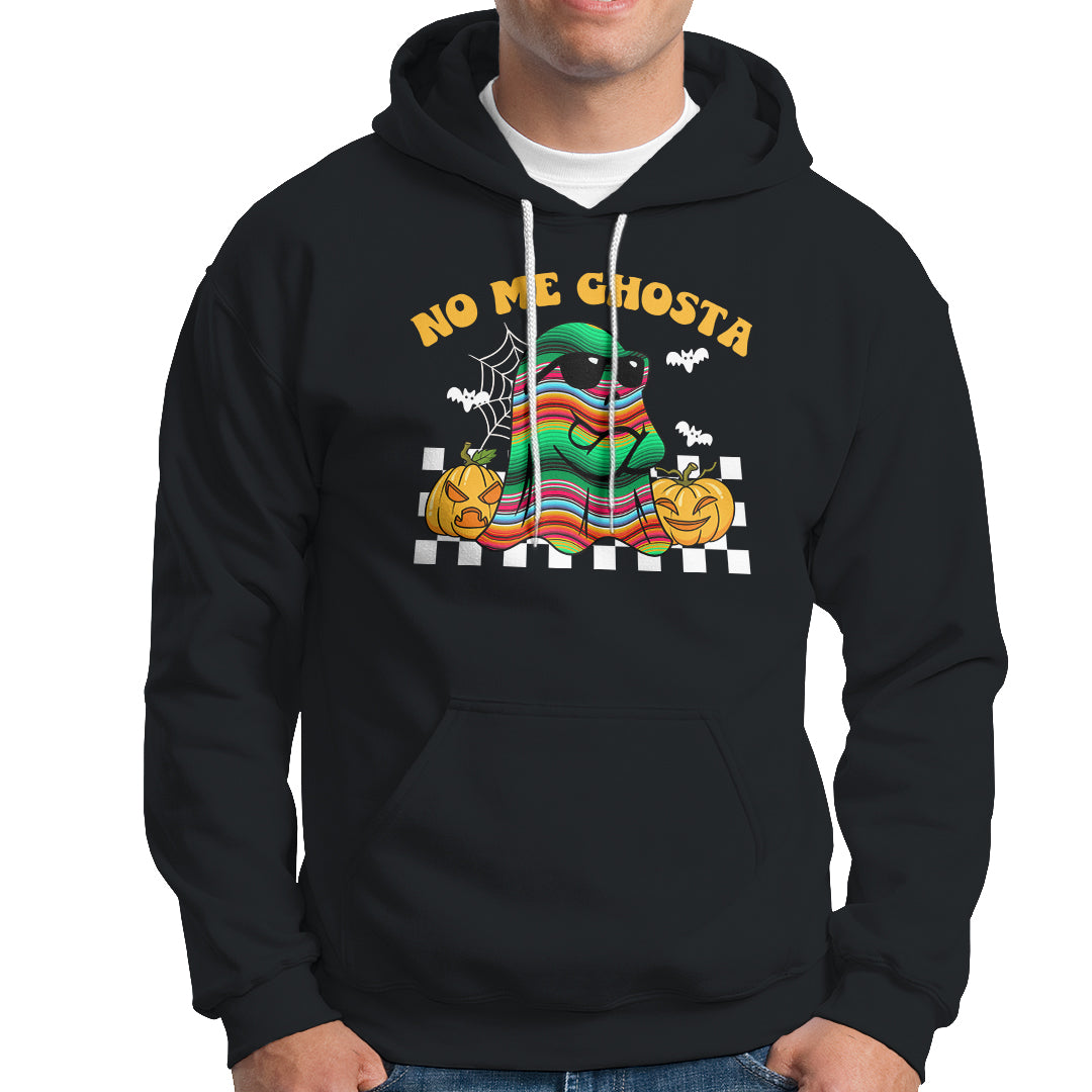 Mexican Ghost Hoodie No Me Ghosta Funny Halloween Ghost Retro Boo Sheet - Wonder Print Shop