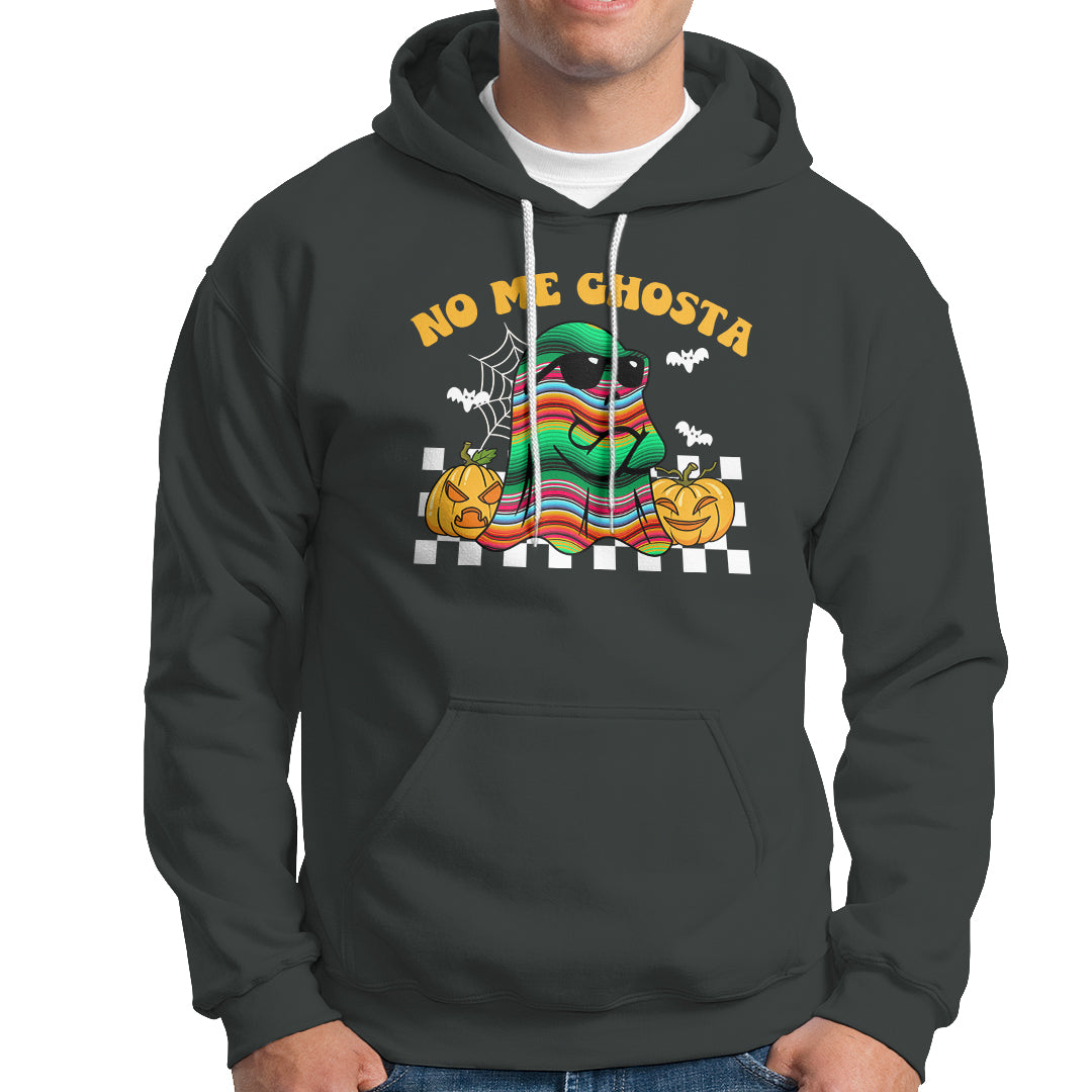 Mexican Ghost Hoodie No Me Ghosta Funny Halloween Ghost Retro Boo Sheet - Wonder Print Shop