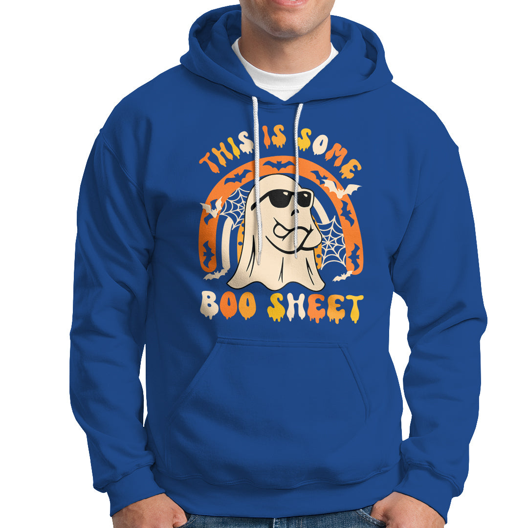 Ghost Halloween Costume Hoodie Funny This is Some Boo Sheet - Wonder Print Shop