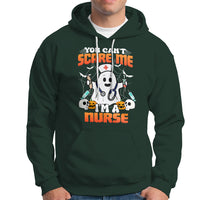 Halloween Nurse Hoodie You Can't Scare Me I'm A Nurse RN Boo Sheet Ghost - Wonder Print Shop
