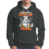 Halloween Nurse Hoodie You Can't Scare Me I'm A Nurse RN Boo Sheet Ghost - Wonder Print Shop