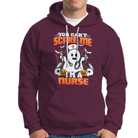 Halloween Nurse Hoodie You Can't Scare Me I'm A Nurse RN Boo Sheet Ghost - Wonder Print Shop