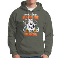Halloween Nurse Hoodie You Can't Scare Me I'm A Nurse RN Boo Sheet Ghost - Wonder Print Shop