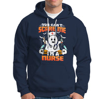 Halloween Nurse Hoodie You Can't Scare Me I'm A Nurse RN Boo Sheet Ghost - Wonder Print Shop