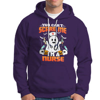 Halloween Nurse Hoodie You Can't Scare Me I'm A Nurse RN Boo Sheet Ghost - Wonder Print Shop