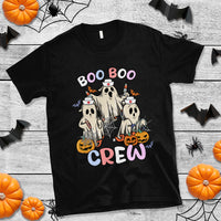 Halloween Nurse T Shirt Boo Boo Crew Ghost Halloween Costume Funny Nursing - Wonder Print Shop