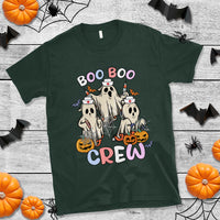 Halloween Nurse T Shirt Boo Boo Crew Ghost Halloween Costume Funny Nursing - Wonder Print Shop