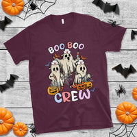Halloween Nurse T Shirt Boo Boo Crew Ghost Halloween Costume Funny Nursing - Wonder Print Shop
