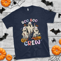 Halloween Nurse T Shirt Boo Boo Crew Ghost Halloween Costume Funny Nursing - Wonder Print Shop