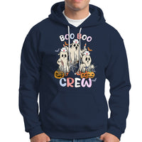 Halloween Nurse Hoodie Boo Boo Crew Ghost Halloween Costume Funny Nursing - Wonder Print Shop