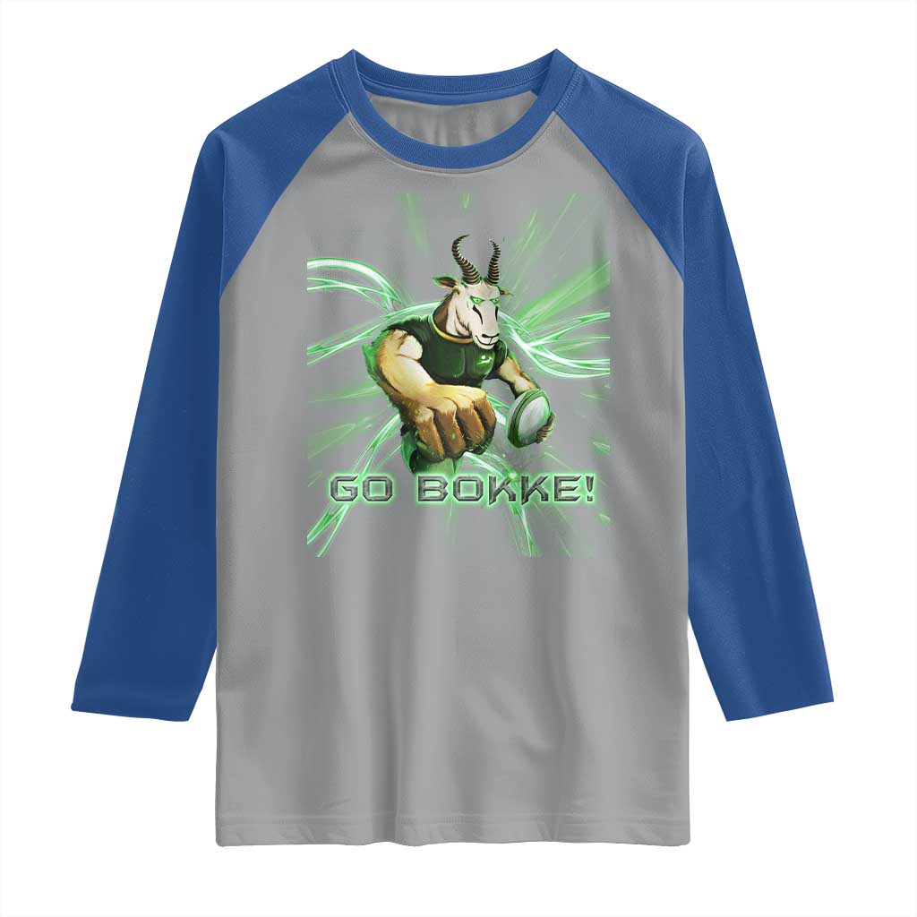 South Africa Rugby Springboks Raglan Shirt Go Bokke Forever Stronger Together