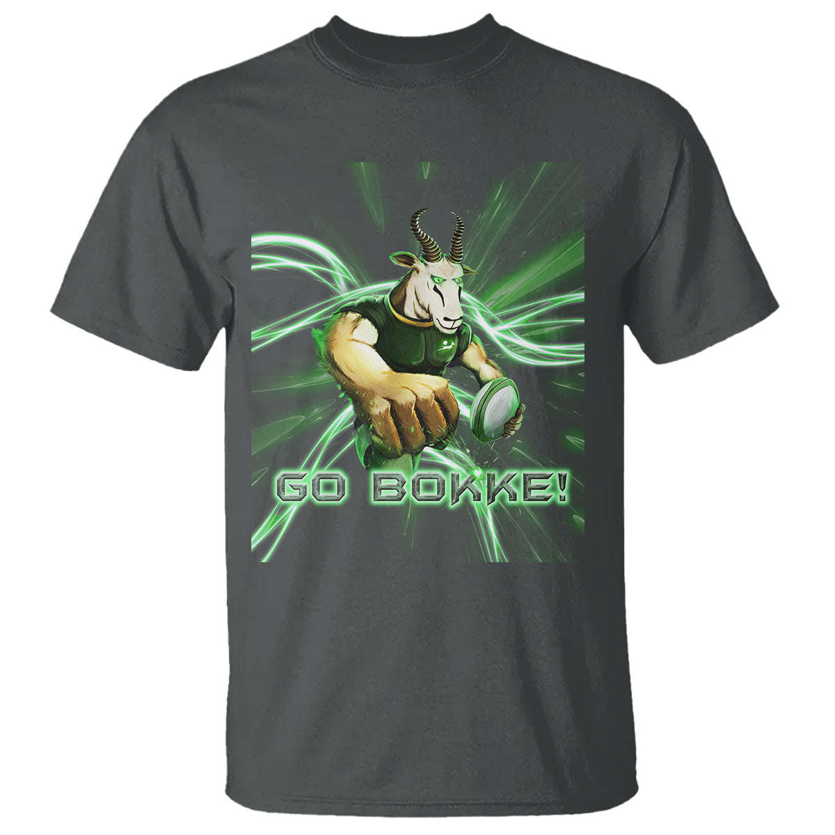 South Africa Rugby T Shirt Go Bokke Springboks Forever Stronger Together - Wonder Print Shop