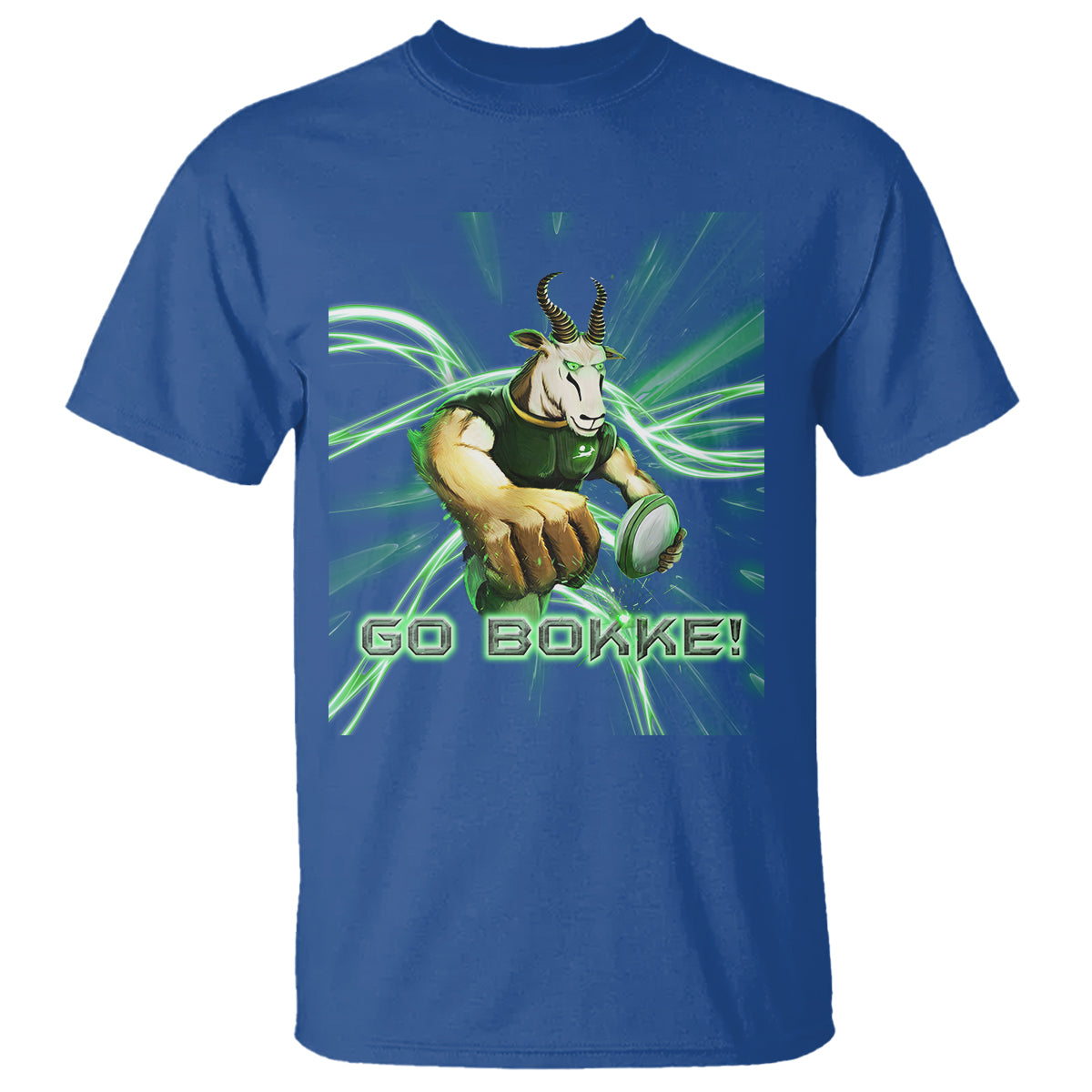 South Africa Rugby T Shirt Go Bokke Springboks Forever Stronger Together - Wonder Print Shop