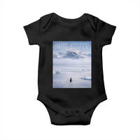 Funny Nihilist Penguin But Why Meme Baby Onesie Existential Arctic Scene Icy Wilderness Quiet Thinkers