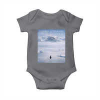 Funny Nihilist Penguin But Why Meme Baby Onesie Existential Arctic Scene Icy Wilderness Quiet Thinkers