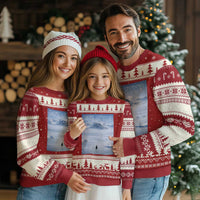 Funny Nihilist Penguin But Why Meme Ugly Christmas Sweater Existential Arctic Scene Icy Wilderness Quiet Thinkers