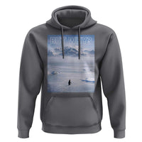 Funny Nihilist Penguin But Why Meme Hoodie Existential Arctic Scene Icy Wilderness Quiet Thinkers