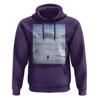 Funny Nihilist Penguin But Why Meme Hoodie Existential Arctic Scene Icy Wilderness Quiet Thinkers
