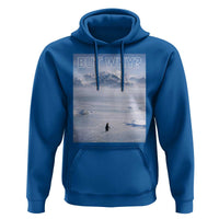 Funny Nihilist Penguin But Why Meme Hoodie Existential Arctic Scene Icy Wilderness Quiet Thinkers