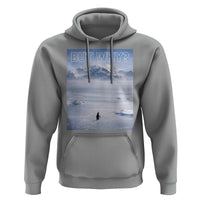 Funny Nihilist Penguin But Why Meme Hoodie Existential Arctic Scene Icy Wilderness Quiet Thinkers