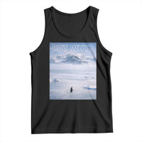 Funny Nihilist Penguin But Why Meme Tank Top Existential Arctic Scene Icy Wilderness Quiet Thinkers