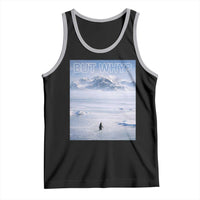 Funny Nihilist Penguin But Why Meme Tank Top Existential Arctic Scene Icy Wilderness Quiet Thinkers