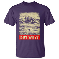 Retro Nihilist Penguin But Why Meme T Shirt Distressed Existential Moody Vintage Quiet Thinkers