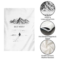 The Nihilist Penguin But Why Meme Garden Flag Existential Moody Quiet Thinkers
