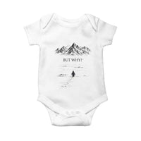 The Nihilist Penguin But Why Meme Baby Onesie Existential Moody Quiet Thinkers