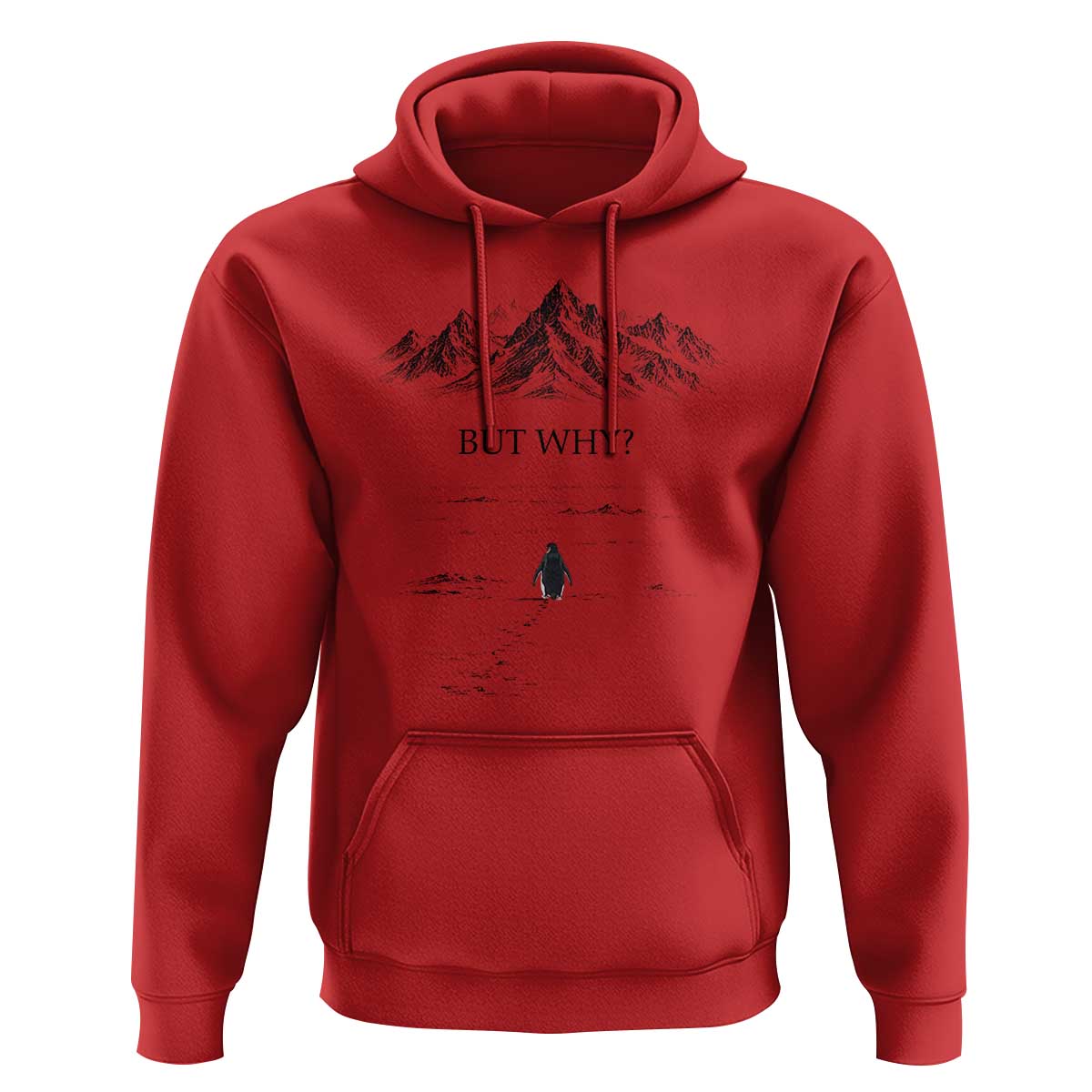 The Nihilist Penguin But Why Meme Hoodie Existential Moody Quiet Thinkers