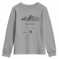 The Nihilist Penguin But Why Meme Youth Sweatshirt Existential Moody Quiet Thinkers