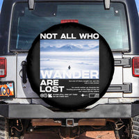 Not All Those Who Wander Are Lost Nihilist Penguin Spare Tire Cover Existential Deep Emotional Meme Deep Thinkers