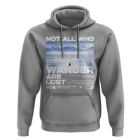 Not All Those Who Wander Are Lost Nihilist Penguin Hoodie Existential Deep Emotional Meme Deep Thinkers
