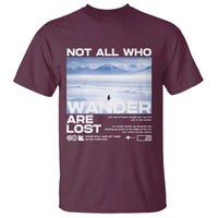 Not All Those Who Wander Are Lost Nihilist Penguin T Shirt Existential Deep Emotional Meme Deep Thinkers