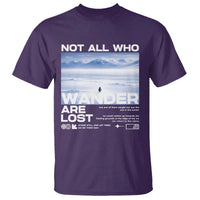 Not All Those Who Wander Are Lost Nihilist Penguin T Shirt Existential Deep Emotional Meme Deep Thinkers