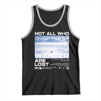 Not All Those Who Wander Are Lost Nihilist Penguin Tank Top Existential Deep Emotional Meme Deep Thinkers