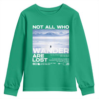 Not All Those Who Wander Are Lost Nihilist Penguin Youth Sweatshirt Existential Deep Emotional Meme Deep Thinkers