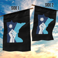 Minnesota Strong Fist Power Graphic Garden Flag Social Justice Solidarity